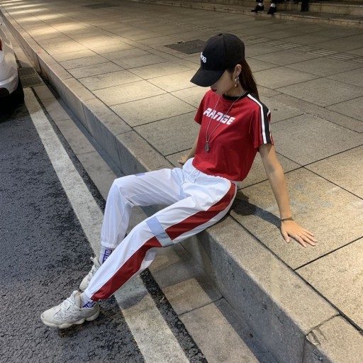 Pantaloni jogger da donna riflettenti