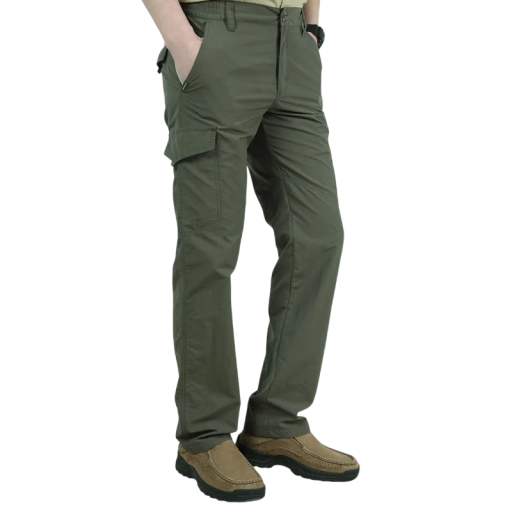 Pantaloni lunghi militari leggeri da uomo casual impermeabili e traspiranti, pantaloni tattici ad asciugatura rapida per attività all'aperto e lavoro