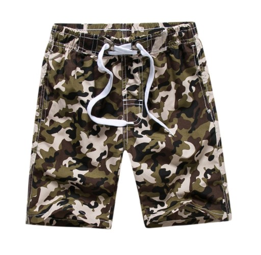 Pantaloni scurți de camuflaj de plajă pentru băieți J1942