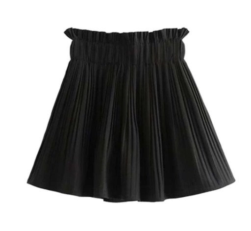 Pantaloni scurți de femei cu volane A905