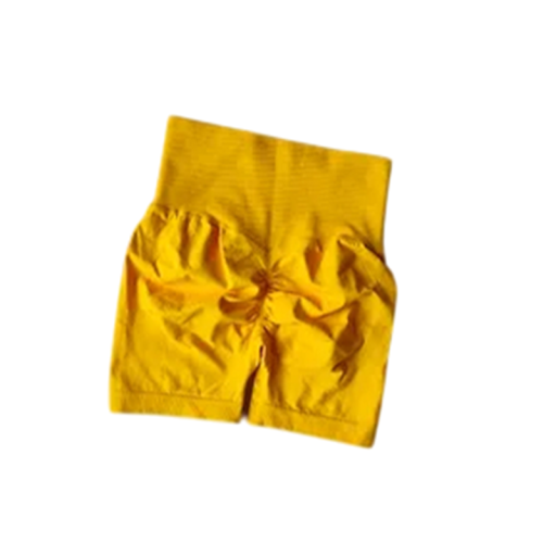 Pantaloni scurți elastici de fitness pentru femei, cu efect push-up, talie înaltă, strâmți, sport, pentru exerciții, yoga, alergare, modelare, pantaloni scurți pentru sală