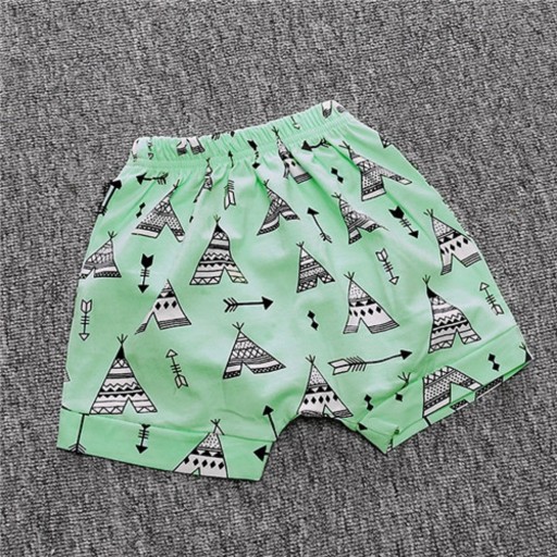 Pantaloni scurți pentru băieți cu imprimeu - foișoare și săgeți