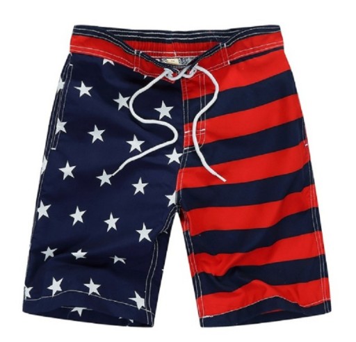 Pantaloni scurți pentru băieți cu steagul SUA J1330