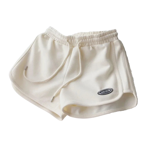 Pantaloni scurți sport pentru femei, talie înaltă, pantaloni scurți casual cu talie subțire, pantaloni scurți de vară confortabili pentru sport și timp liber