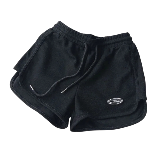 Pantaloni scurți sport pentru femei, talie înaltă, pantaloni scurți casual cu talie subțire, pantaloni scurți de vară confortabili pentru sport și timp liber