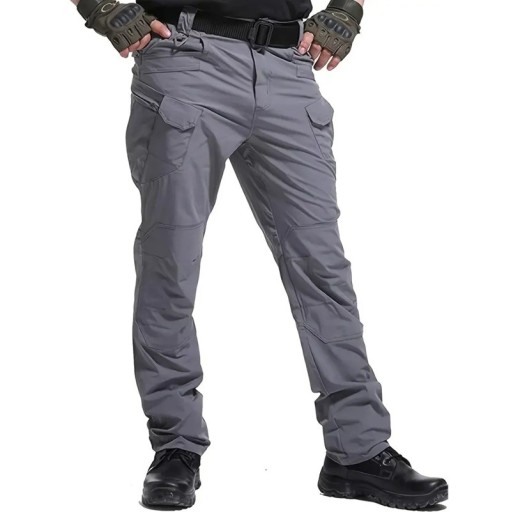 Pantaloni tactici multifuncționali pentru bărbați, pantaloni impermeabili cu mai multe buzunare, pantaloni de lucru pentru drumeții