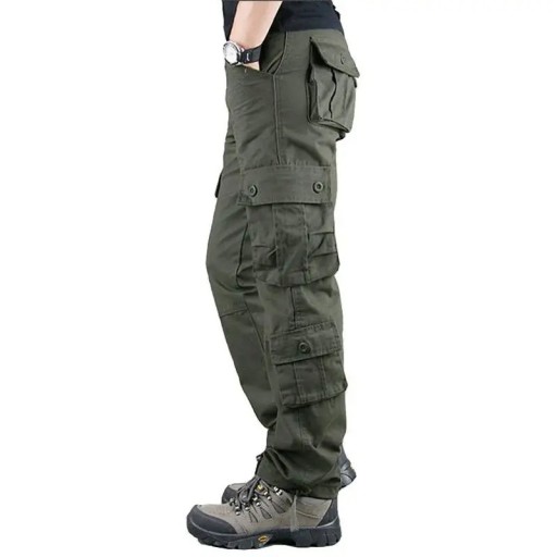 Pantaloni tactici pentru bărbați, cu buzunare multiple, pantaloni de exterior, durabili, stil militar, drumeții, camping, agrement