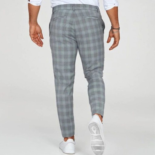 Pantalons à carreaux pour hommes F1345