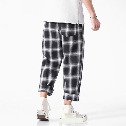 Pantalons à carreaux pour hommes F1385