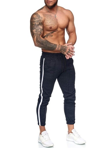 Pantalons à carreaux pour hommes F1386