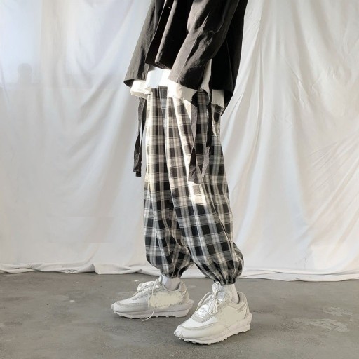 Pantalons à carreaux pour hommes F1425