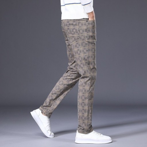 Pantalons à carreaux pour hommes F1464