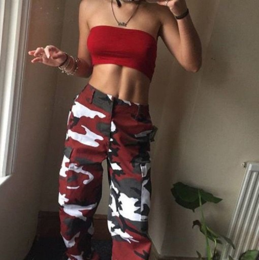 Pantalons camouflés pour femmes J2825