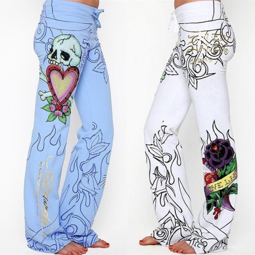 Pantalons de jogging pour femmes avec imprimé A210