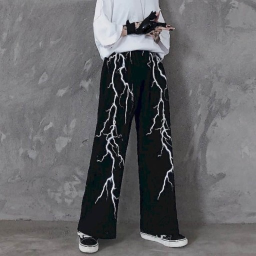 Pantalons de survêtement avec des éclairs