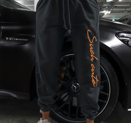 Pantalons de survêtement gris pour femmes