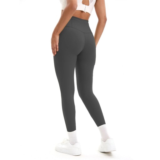 Pantalons de yoga élastiques sans couture pour femmes avec taille haute Leggings de fitness pour le sport Vêtements d'entraînement de course