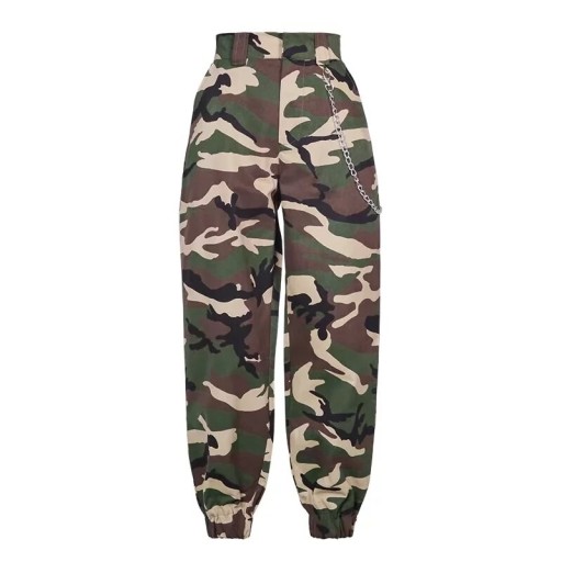 Pantalons jogger pour femmes avec chaîne