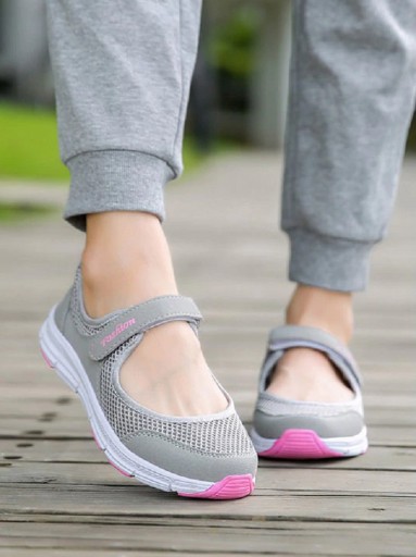 Pantofi de vară pentru femei, cu velcro