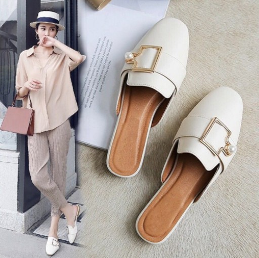 Pantofole da donna con perla