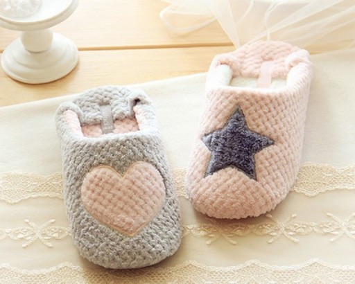 Pantoufles en coton pour femmes