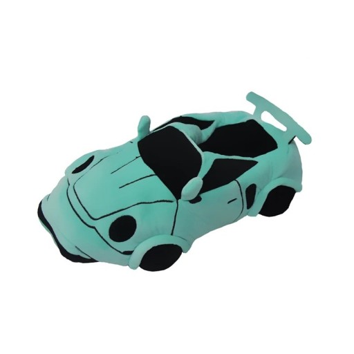 Pantoufles en peluche en forme de voiture de sport Pantoufles douces pour la maison pour femmes et hommes Taille EU 36–43 Longueur du pied 27 cm Chaussures d'origine pour l'hiver