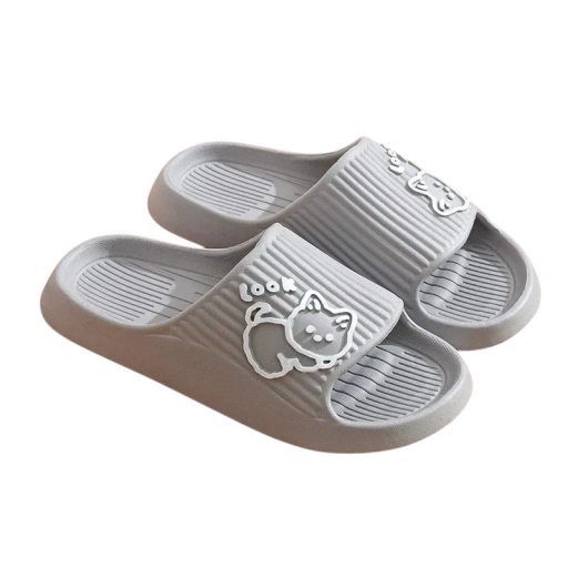 Pantuflas de casa con diseño de gato de dibujos animados para hombre, suaves y ligeras, con suela ergonómica y elegantes para uso diario.