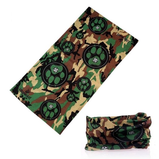 Pañuelo con estampado de camuflaje