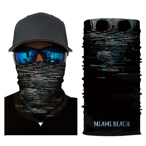 Pañuelo estampado para hombre - negro Pañuelo estampado para hombre - negro