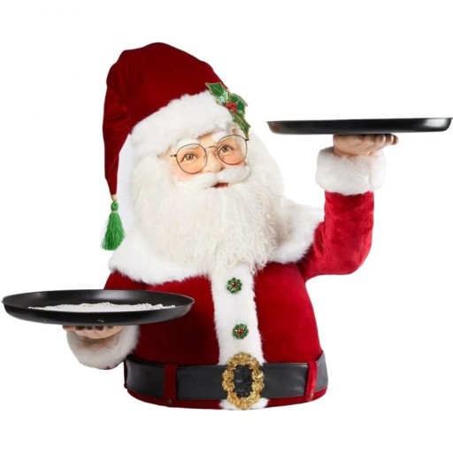 Papá Noel con bandeja Z315