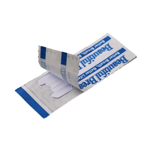 Papel adesivo transparente para o nariz contra o ronco 50 un Melhorar a respiração durante o sono e o desporto Aumento do fluxo de ar Redução do nariz entupido