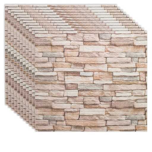 Papel de parede autocolante 70 cm x 77 cm 12 unid