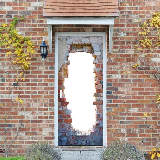 Papel de parede autocolante para portas C579