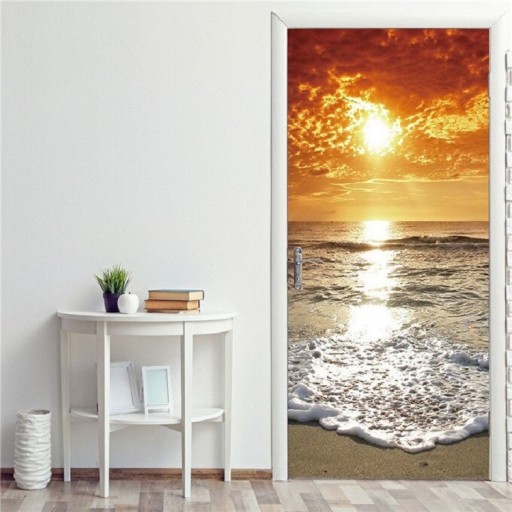 Papel pintado autoadhesivo para puertas C507