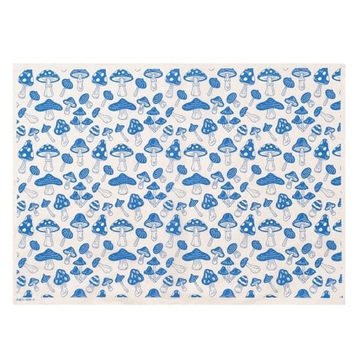 Papier de transfert céramique sous glaçure 53x37 cm avec motif de champignons bleus papier traditionnel haute température pour la décoration de la céramique et de la porcelaine