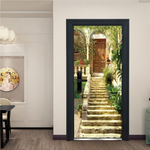 Papier peint adhésif pour porte C507