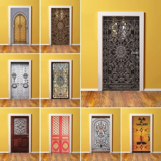 Papier peint autocollant pour porte C505
