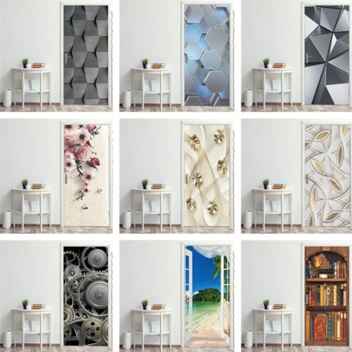 Papier peint autocollant pour porte C550