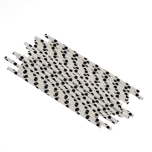 Papieren rietjes 50 stuks N961