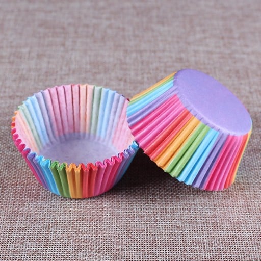 Papír muffin és cupcake cupcakes - 100 db