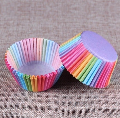 Papír muffin poharak 100 db J3383