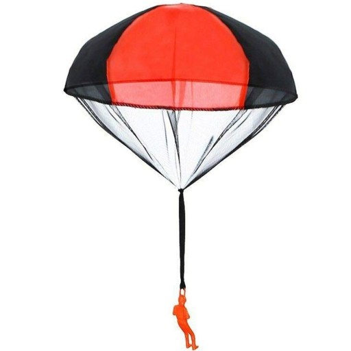 Parachutiste avec parachute