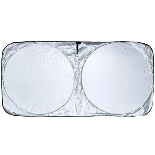 Pare-soleil d'été pour pare-brise de voiture Protection contre le soleil Isolation thermique Pare-brise de véhicule Artefact Pare-soleil en polyester