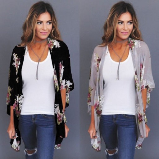 Pareo pour femme avec imprimé floral
