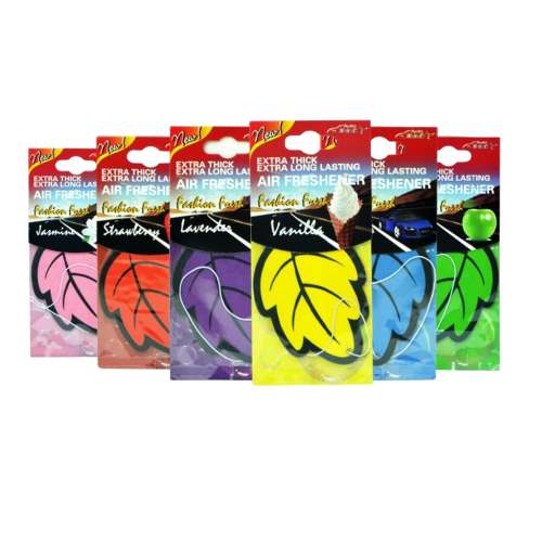 Parfum pour voiture feuille 6 pcs