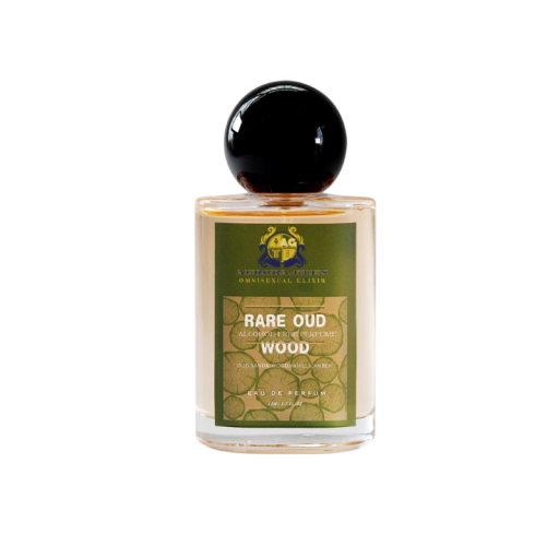 Parfume Aurora.Glen Rare Oud Wood uden alkohol 50 ml unisex eau de parfum træagtig duft med oud og sandeltræ ravfarvet til mænd og kvinder