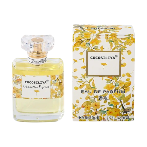 Parfumul COCOSILIYA Parfum floral natural Osmanthus fragrans 50 ml Parfum de apă de lungă durată Galben Parfum ușor și proaspăt pentru fiecare zi