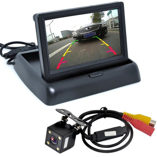 Parkeringskamera med LCD-skærm