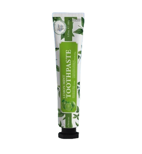 Pasta à dents blanchissante au goût de citron vert et de menthe Prévention de la parodontite Pasta à dents pour une haleine fraîche Pasta à dents pour l'élimination du tartre 100 g