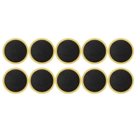 Patchs autocollants pour vélo 10 pièces Réparations de chambre à air sans colle Réparation rapide des crevaisons Accessoires de vélo Patchs adhésifs pour chambre à air sans outils
